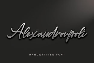 Alexandroupoli: A Modern Script Font for Creative Expression