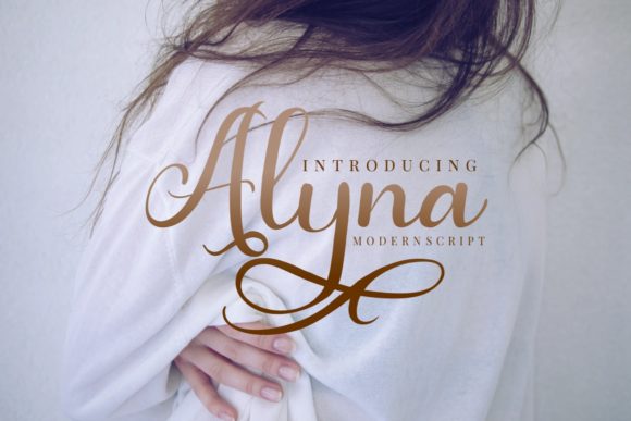 Alyna Font: The Friendly Handwritten Script