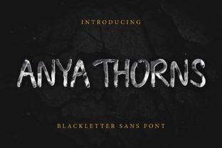 Anya Thorns: The Versatile Brushed Script Font for Authentic Design