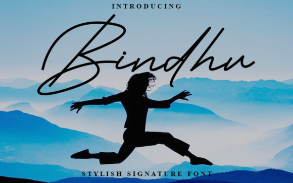 Bindhu: A Fancy Flowing Script Font for Distinctive Projects