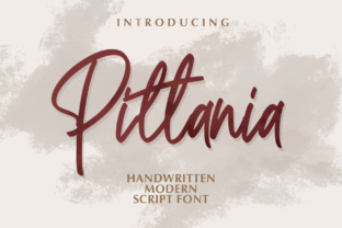 Introducing the Pittania Handwritten Font