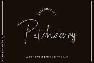 Petchabury: A Brush Script Font for Creative Projects