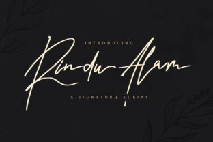 Rindu Alam: A Font for Elegant Design