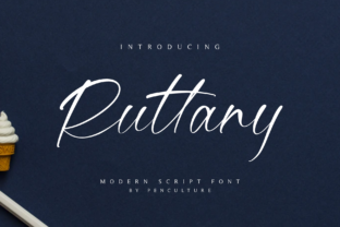Ruttany: Integrating a Modern Brush Script Font into Your Creative Process