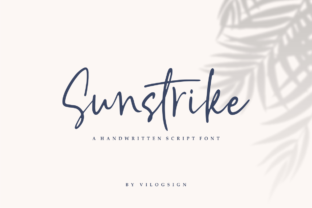 Sunstrike: The Strategic Handwritten Font for Authentic Communication