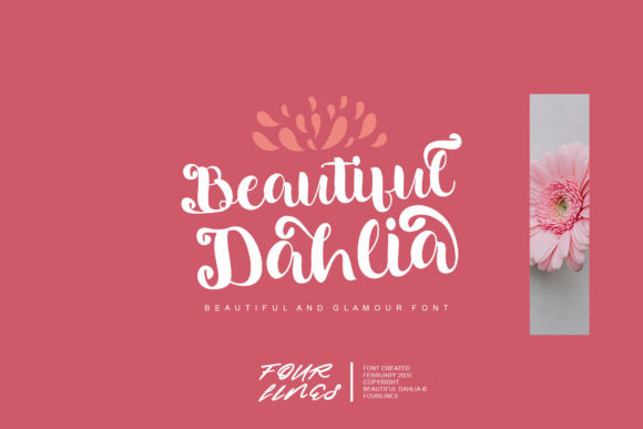 The Beautiful Dahlia Script Font: Where Elegance Meets Personality