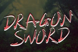 The Dragon Sword Font: A Fantasy-Inspired Design Tool