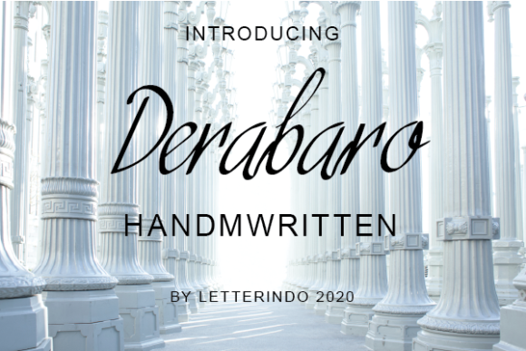 The Elegance of Derabaro: A Magical Script Font for Your Creative Projects