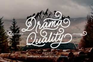 Understanding Drama Quality: A Font That Puts Personality First