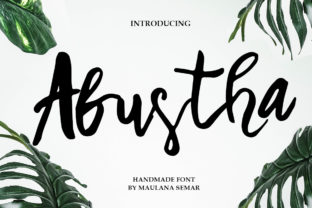 Why Abustha is More Than Just Another Pretty Script Font