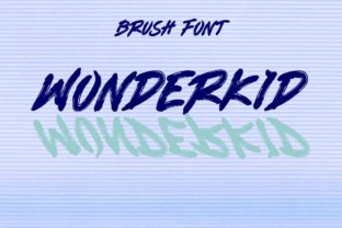Wonderkid: A Casual Script Font for Any Creative Project